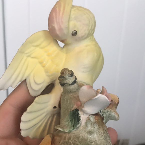 Vintage Bird Figurines (Set of 3) Robin, Orioles, and Parrot - Picture 4 of 9